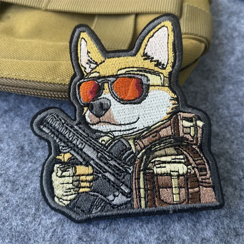 Doge Dog With Sunglassess Patch