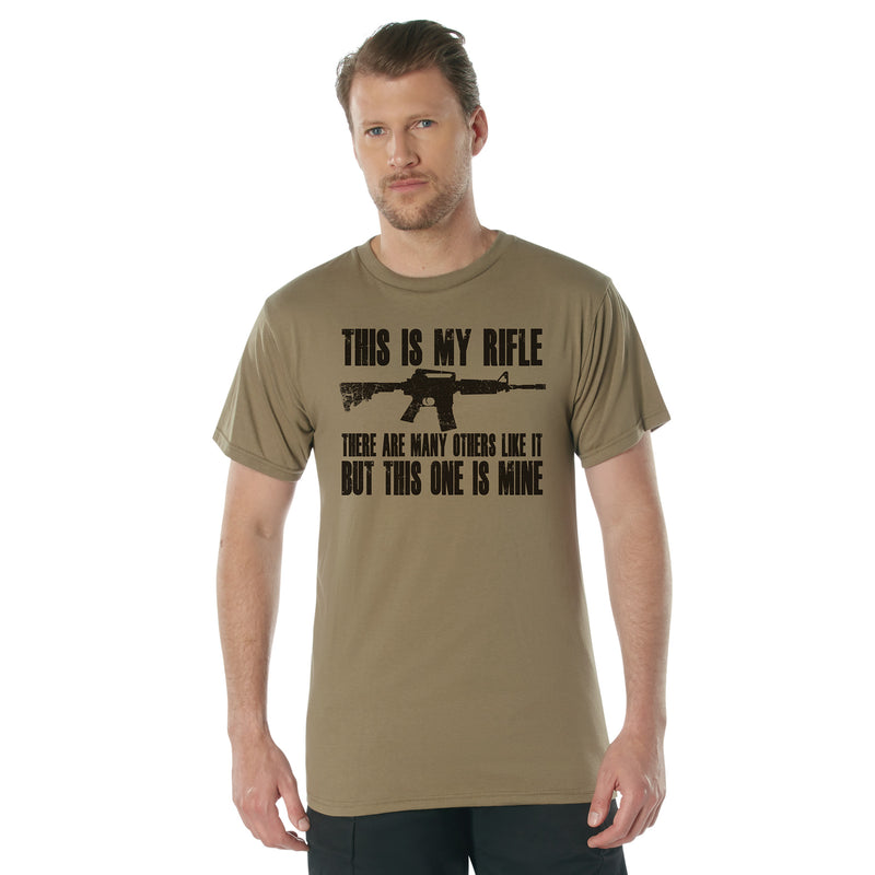 Rothco THIS IS MY RIFLE T-Shirt - Coyote