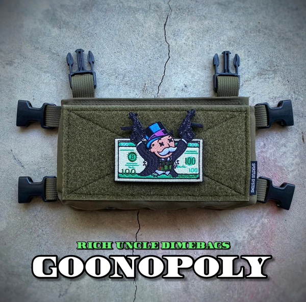 Dangerous Goods®️ Goonopoly Rich Oncle Dimebags MP5 Moral Patch