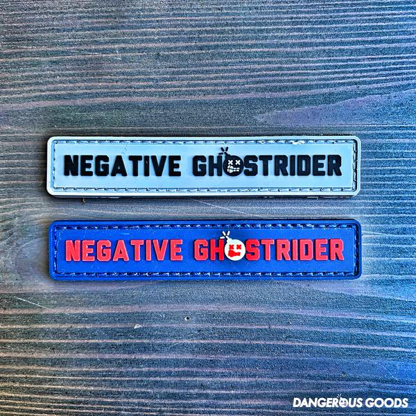 Dangerous Goods®️ Patch moral en PVC « NEGATIVE GHOSTRIDER »