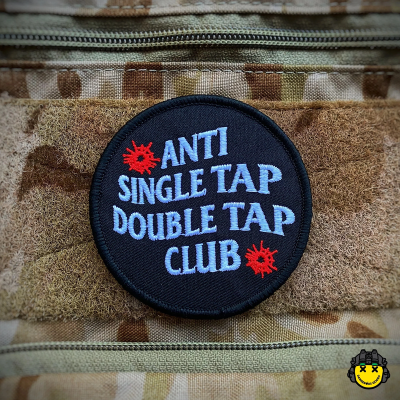 Dangerous Goods®️ Patch moral anti-simple tapotement double