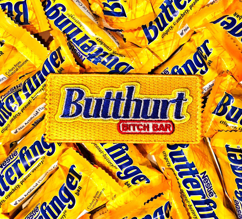 Dangerous Goods® Butthurt Bitch Bar Candy Bar Moral Patch