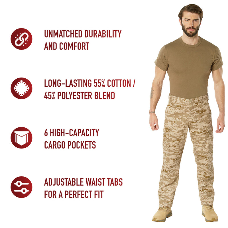 Rothco Desert Digital BDU Pants