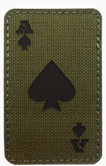 ACM ACE Playing Card Patch - OD