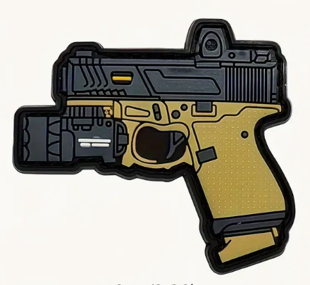 ACM Tactical Handgun Patch - Yellow/Black