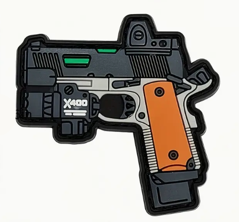 ACM Tactical Handgun Patch - Orange/Black