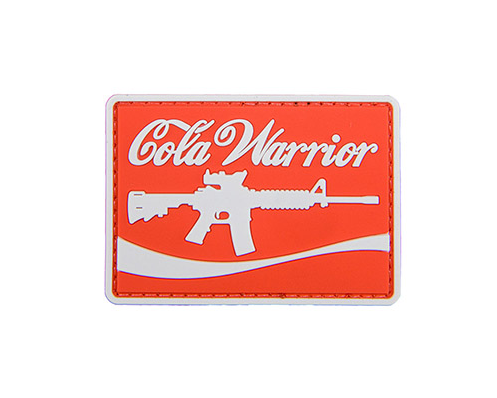 Patch PVC Cola Warrior - Rouge