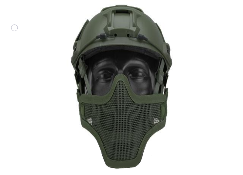 6mm ProShop Iron Face Striker V1 Lower Face Mesh for FAST Helmets - OD
