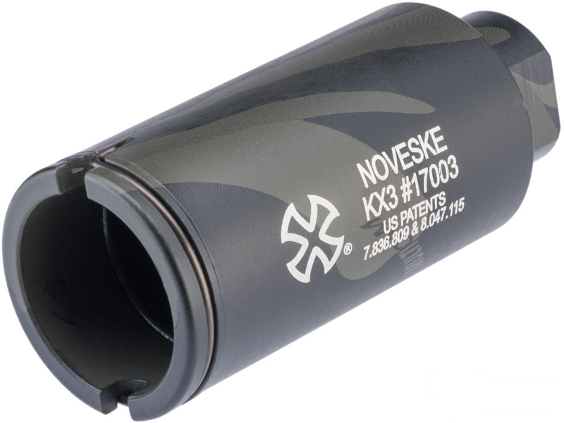 EMG Noveske KX3 Adjustable Sound Amplifier Flashhider - Multicam Black - 14mm Negative