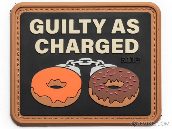 5.11 Tactical "Guilty as Charged" PVC Morale Patch