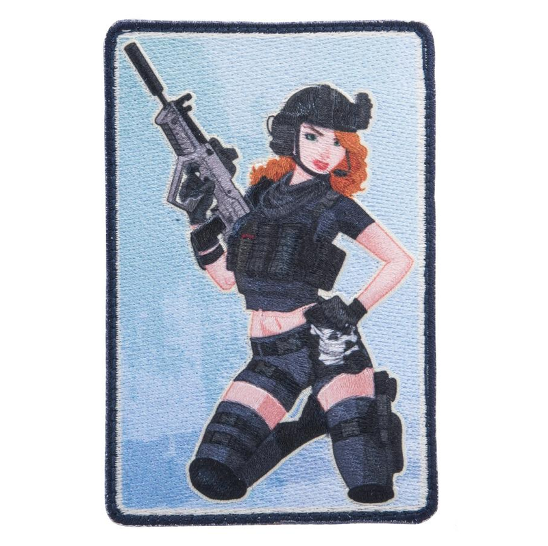 Patch Fiend Modern Pinup Girl Series - Black Ops Morale Patch