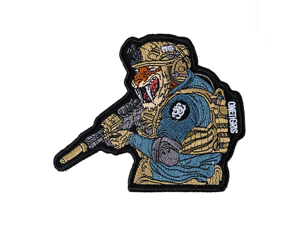 Patch crochet et boucle OneTigris « Callsign Tigris Mascot »