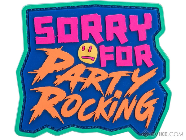 Mil-Spec Monkey "Désolé pour Party Rocking" Patch de moral en PVC