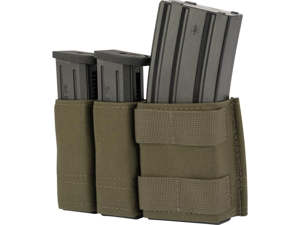 Esstac Side-BY-Side 1+2 M4/2-Pistol KYWI Mag Pouch - Wolf Grey