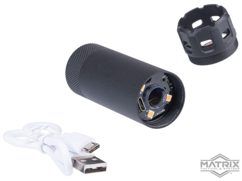 Mini traceur rechargeable Matrix Spitfire (couleur : noir / 14 mm CCW)