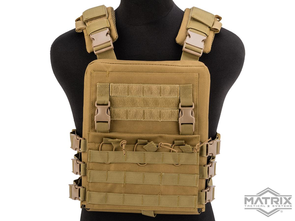 Matrix Adaptive Plate Carrier Vest w/ QD Assault Panel & Pack