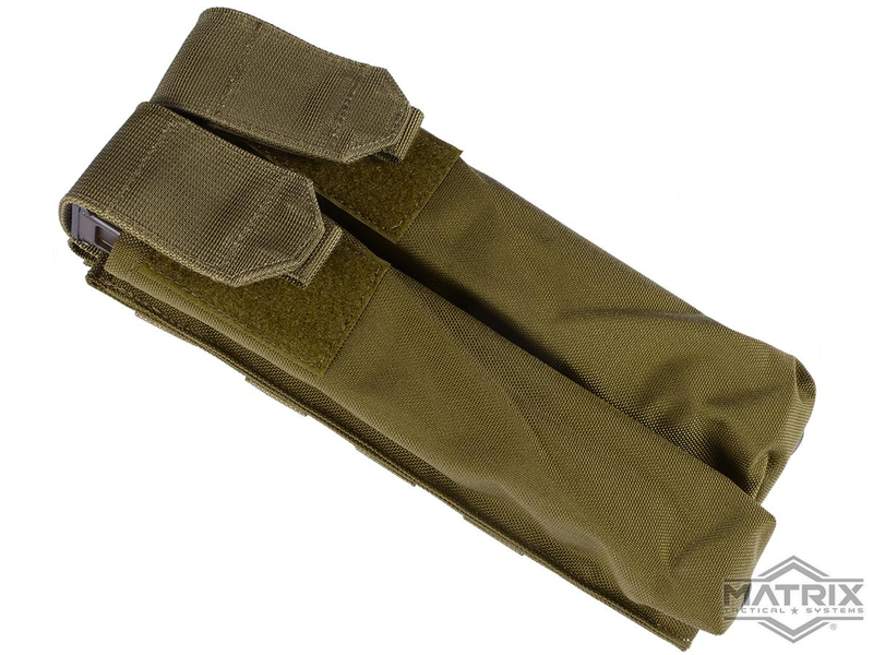 Pochette Matrix Dual Magazine pour Airsoft P90 - Tan