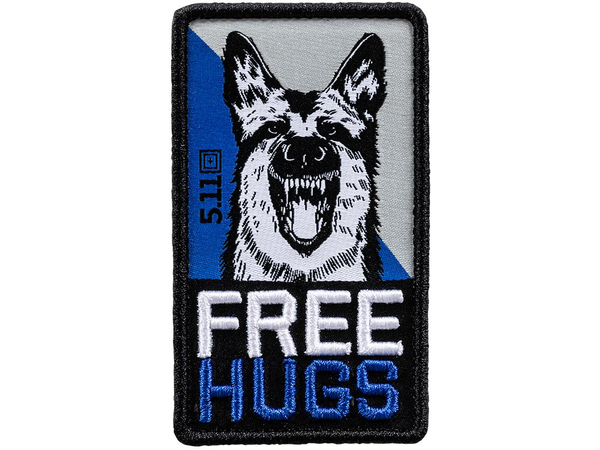 5.11 Tactical "Free Hugs" Hook & Loop Embroidered Morale Patch
