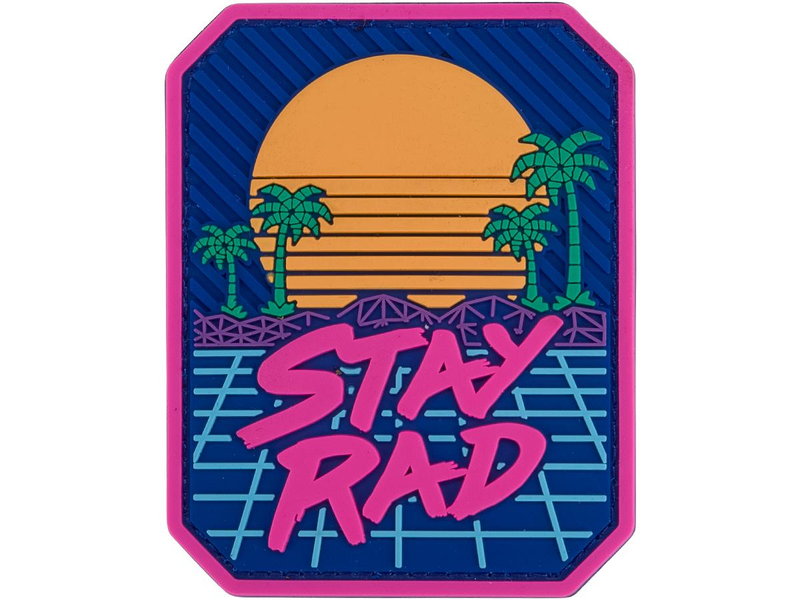 Mil-spec Monkey "Stay Rad" PVC Patch- Full Color