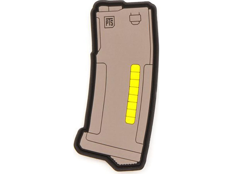 PTS PVC IFF Hook and Loop EPM Patch - Tan