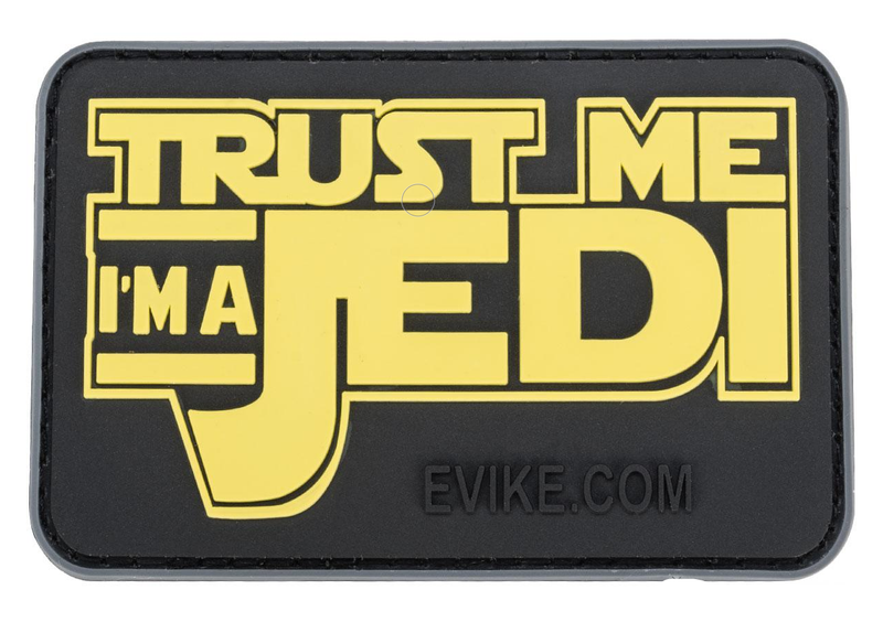 "Faites-moi confiance, je suis un Jedi" Patch de moral en PVC 3" x 2"