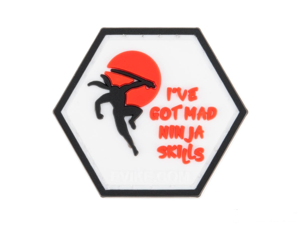 I've Got Mad Ninja Skills - Pop Culture Series 5 - Patch moral en PVC hexagonal