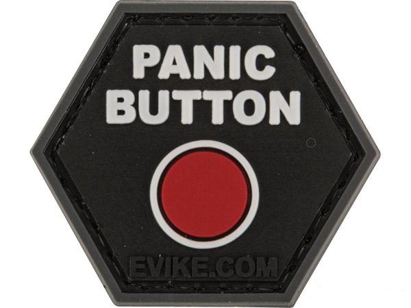 Panic Button - Catchphrase Series 2 - Hex PVC Morale Patch