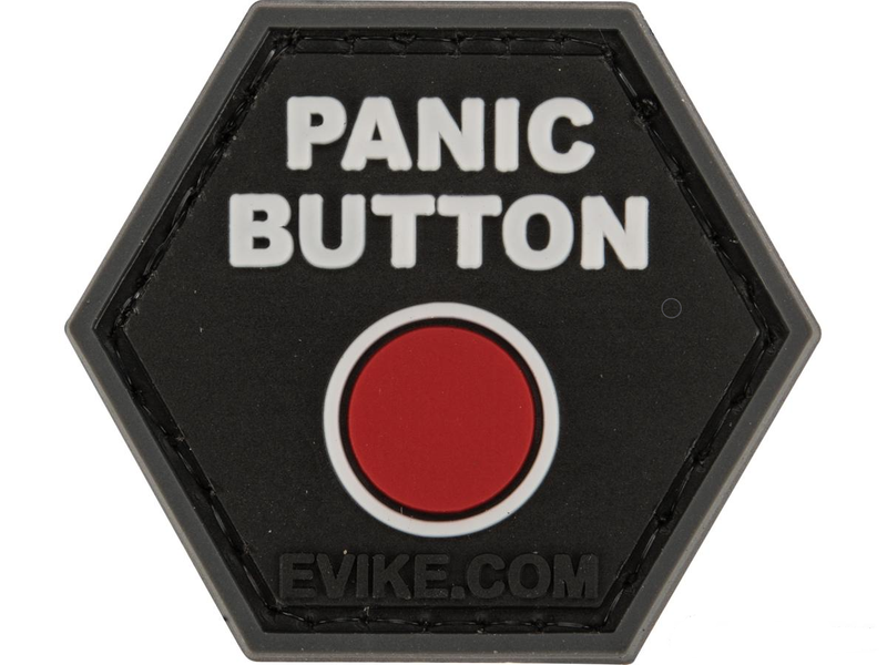 Bouton de panique - Catchphrase Series 2 - Patch de moral hexagonal en PVC