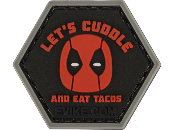 Let's Cuddle with Deceased Puddle - Comic Series - Hex PVC Morale Patch