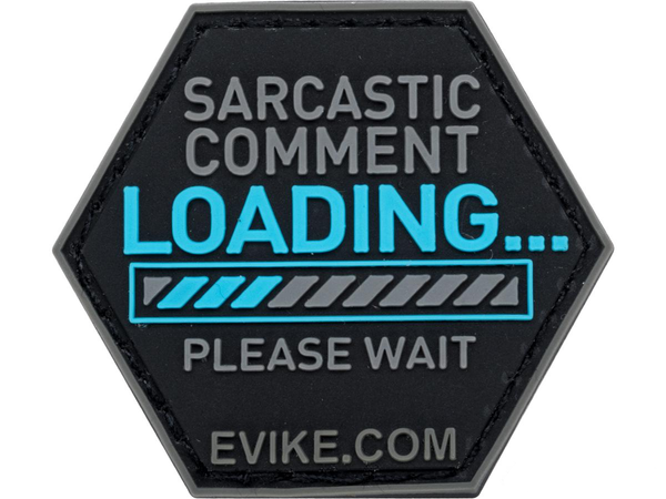 Commentaire sarcastique - Catchphrase Series 3 - Patch moral en PVC hexagonal