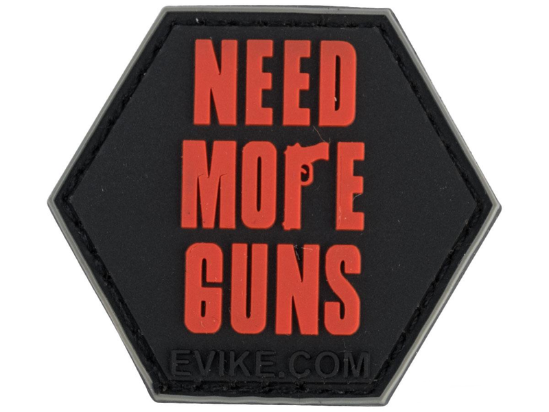 Need More Guns - Catchphrase Series 4 - Hex PVC Morale Patch