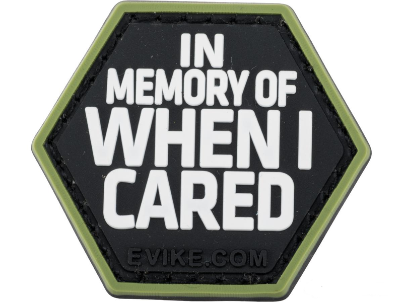 When I Cared - Catchphrase Series 4 - Hex PVC Morale Patch