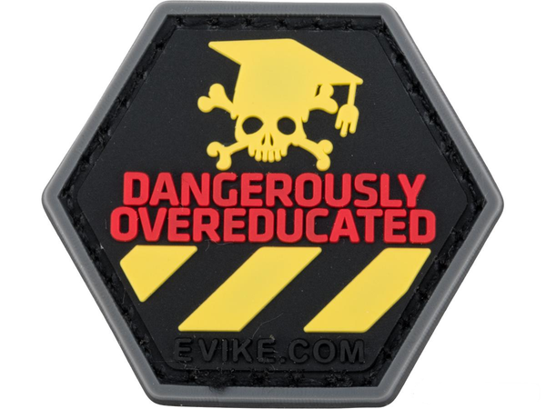 Dangerously Overeducated - Catchphrase Series 5 - Hex PVC Morale Patch