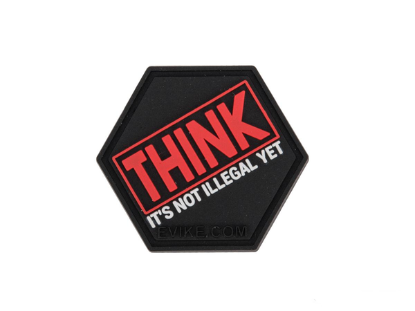 Think - Catchphrase Series 5 - Hex PVC Morale Patch