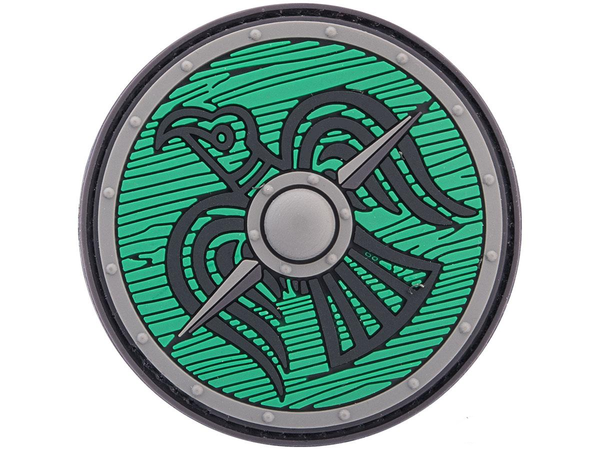 Patch de moral en PVC Raven Viking Shield d'Odin