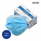 Masque facial pour procédure médicale Dent-X ASTM niveau 3 (boîte de 50)