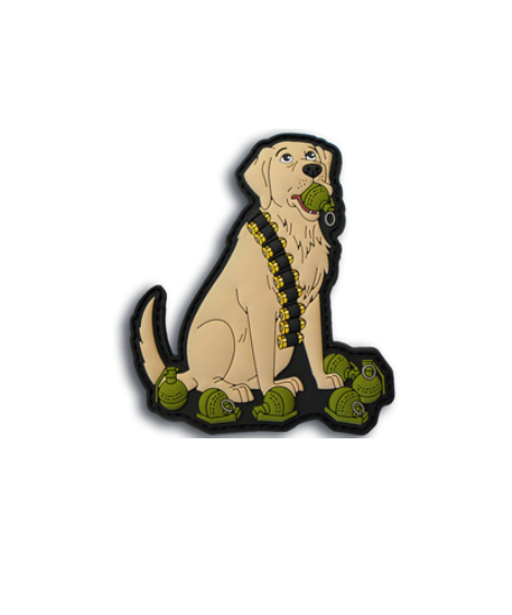 Patch Fiend Tactique Chien - "Go Fetch" Le Grenadier Retriever PVC Patch