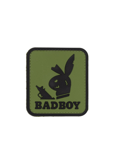 Bad Boy with Gun PVC Patch - OD