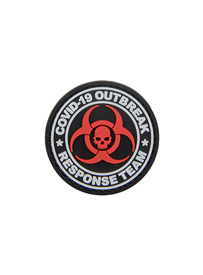 COVID-19 Outbreak Response Team PVC Patch - White