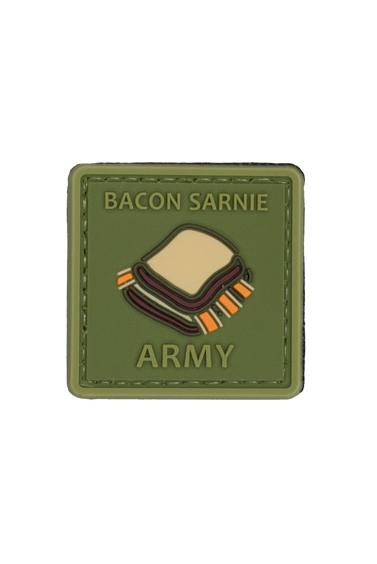 G-Force Bacon Sarnie Army PVC Patch - OD