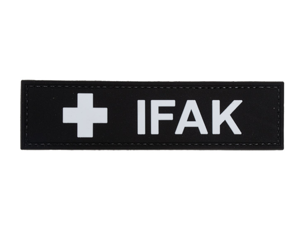 G-Force "IFAK" Individual First Aid Kit Large PVC Patch - Black