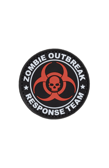 G-Force Zombie Outbreak Response Team PVC Patch PVC Patch - Red