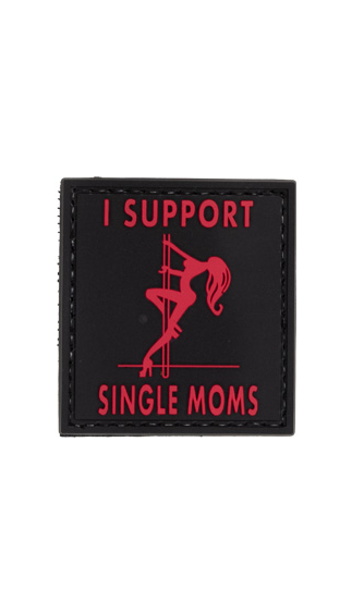 G-Force I Support Single Moms PVC Patch