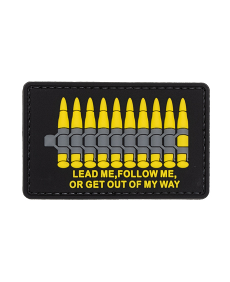 G-Force Guide-moi, suis-moi ou éloigne-toi de mon chemin PVC Patch