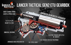 Lancer Tactical M4 Hybrid Gen 2 AEG - Black