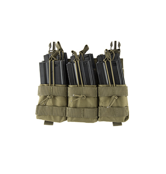 Lancer Tactical Adaptive Velcro Triple Stacker Magazine Pouches