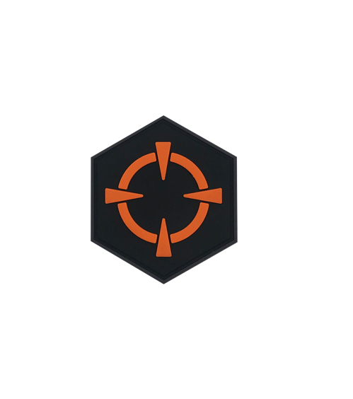 Patch PVC emblème de tireur d'élite Hexagon Team Fortress 2