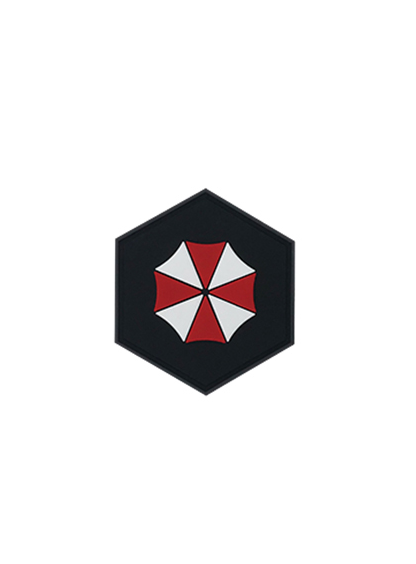 Patch PVC Hexagone Resident Evil Umbrella Corporation