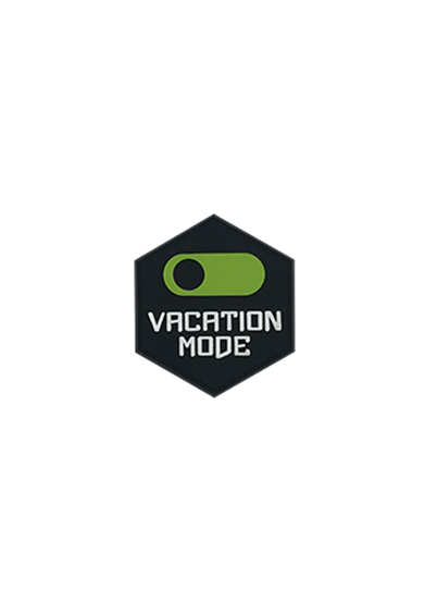 Hexagon Vacation Mode On PVC Patch