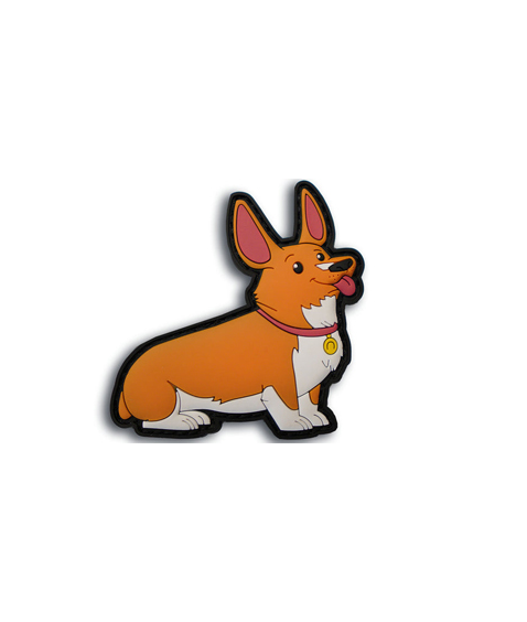 Patch Fiend « EINSTEIN » The Space Cowboy Corgi PVC Moral Patch